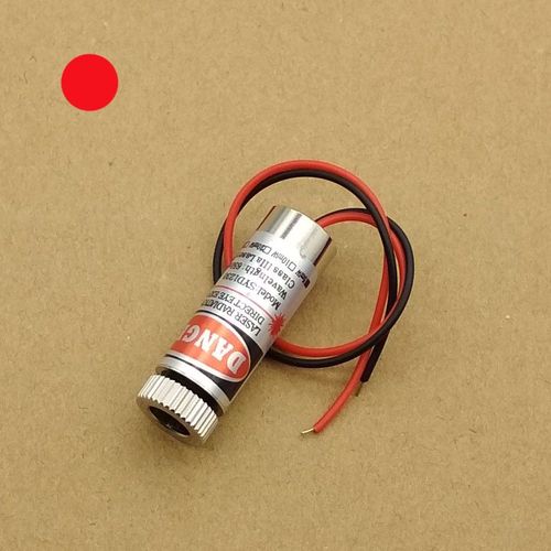 Offre spéciale 650nm 5mW Point rouge Module Laser tête lentille en verre focalisable classe industrielle