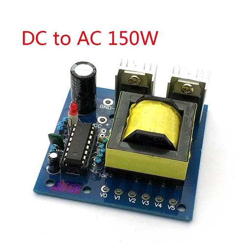 150w Voiture Dc 12v À Ac 110v 220v Onduleur Chargeur Convertisseur Boost Board