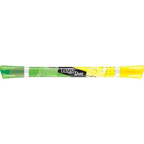 Maped Surligneur Fluo'peps Pen Duo, 2 Pointes, Jaune/Vert