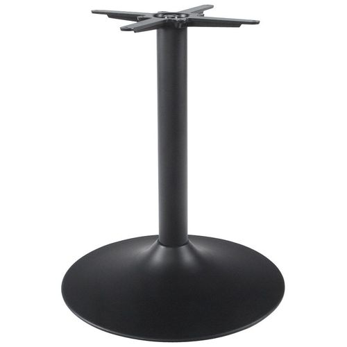 Pied De Table 'blak' 75 En Métal Noir