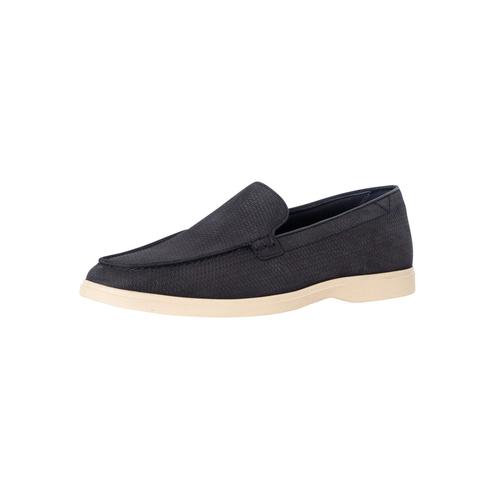 Clarks Mocassins En Cuir Torford Easy Bleu