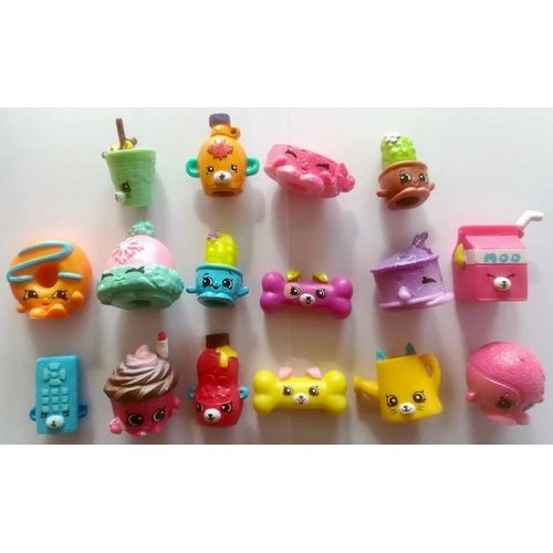 Shopkins Série 4 Liste De Courses. Lot De 16 Figurines Fruits Et Légumes.