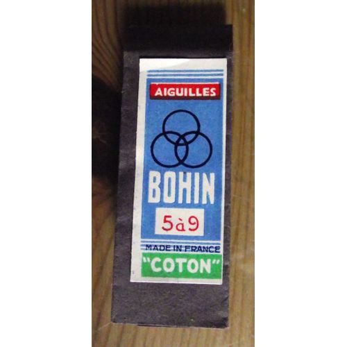 10 Aiguilles Bohin. "Coton" 5 À 9. Made In France