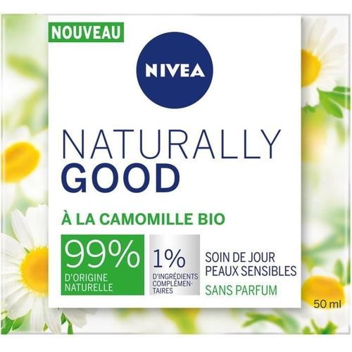 Nivea Soin De Jour Peaux Sensibles A La Camomille Bio Naturally Good - 50 Ml 