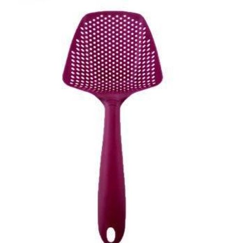 Cuisson Pelles Passoire À Légumes Scoop Nylon Cuillère Grande Passoire Filtre À Soupe Cuisine Outils 1 Pc, Rose