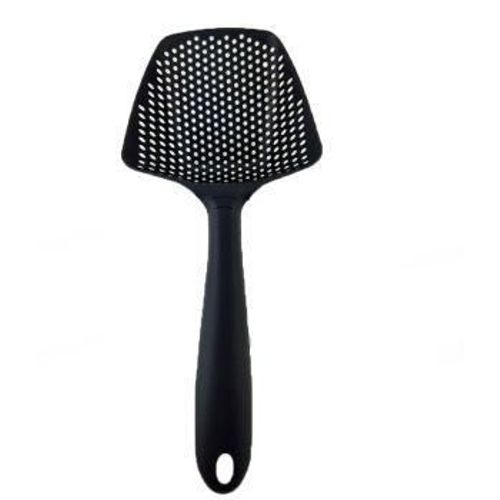 Cuisson Pelles Passoire À Légumes Scoop Nylon Cuillère Grande Passoire Filtre À Soupe Cuisine Outils 1 Pc, Noir
