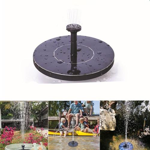 Fontaine solaire flottante pour jardin, fontaine d'eau, décoration