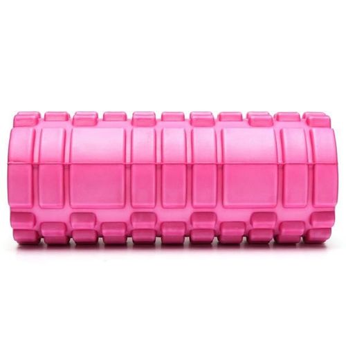 Eva Yoga Gym Pilates Foam Roller Massage Trigger Point 33x14cm, Rose