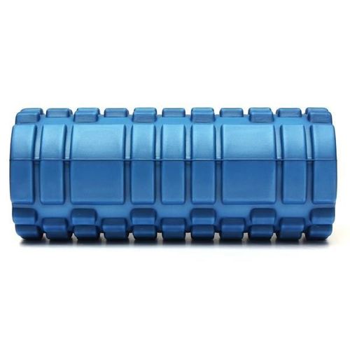 Eva Yoga Gym Pilates Foam Roller Massage Trigger Point 33x14cm, Bleu