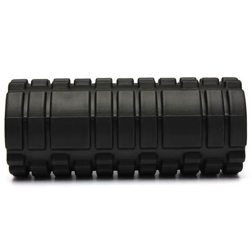 Eva Yoga Gym Pilates Foam Roller Massage Trigger Point 33x14cm, Noir