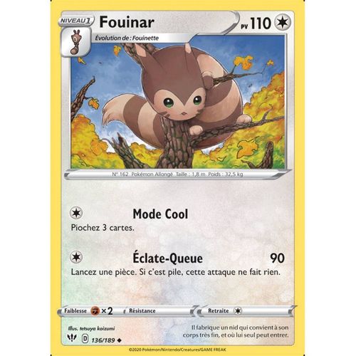 Pokemon!!! Fouinar (136/189)
