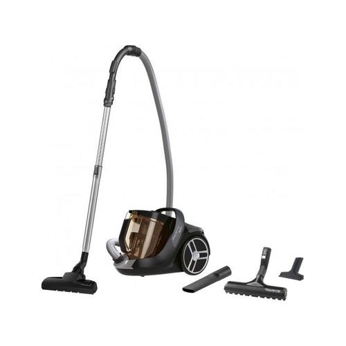 Rowenta SILENCE FORCE CYCLONIC RO7230EA PARQUET - Aspirateur - traineau - sans sac - gris vison/kia orange