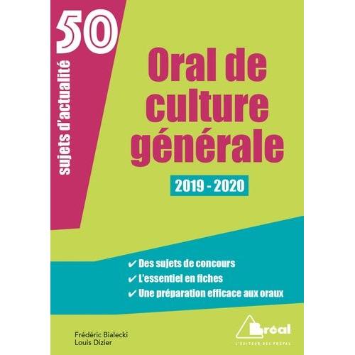 Oral De Culture Générale - 50 Sujets D'actualité