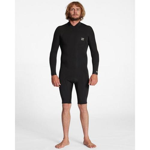 2/2 Mm Absolute Back Zip Springsuit Ls - Combinaison De Surf Homme Black Ms - Ms