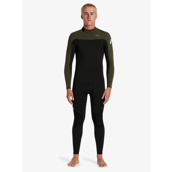 4/3 Mm Everyday Sessions Back Zip - Combinaison De Surf Homme Black / Ash S - S