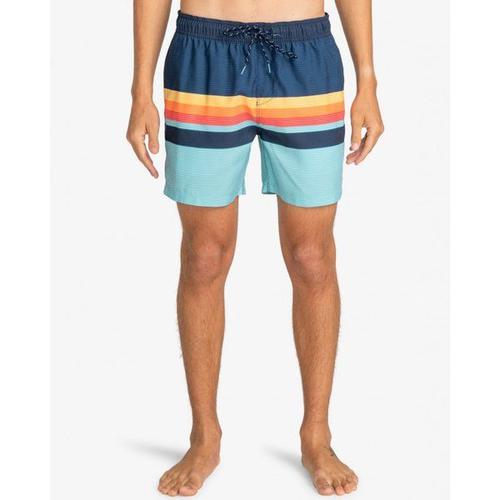 All Day Stripes Layback 16" - Boardshort Homme Blue Xl - Xl