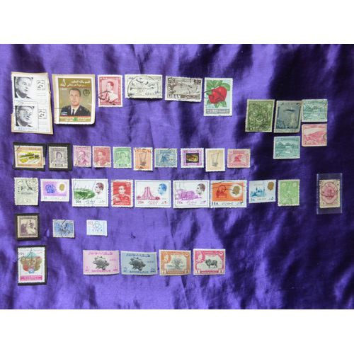 Timbres Perse, Liban, Iran, Irak, Pakistan, Palestine, Kazakhstan, Birmanie, Afghanistan, Bahawalpur - 40 Très Beaux Timbres Anciens.