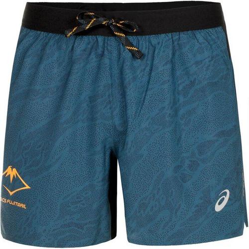 Fujitrail 5 Inch Short De Running Hommes - Bleu Petrol, Noir