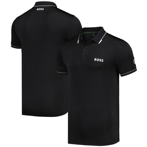 Polo The Open 152nd Royal Troon Hugo Boss Coupe Slim - Noir