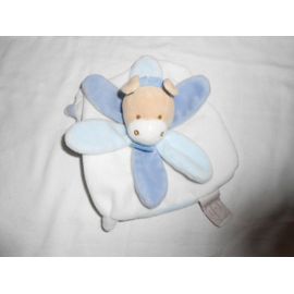 Doudou Doudou Et Compagnie Mini Collector 22cms Ane Hippopotame Cheval Plat Carre 4 Noeuds Petale Dc 2790 Gris Bleu Etoile Oreille Dc2790