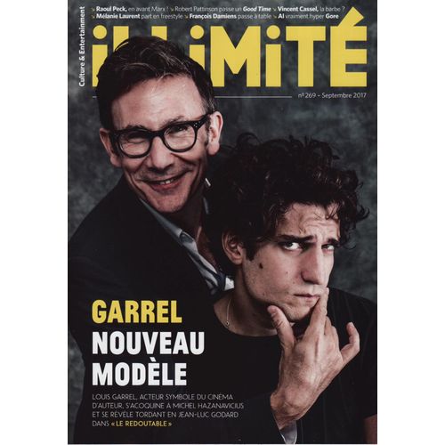 Illimité / 09-2017 N°269 : Louis Garrel / Michel Hazanavicius (6p) - Céline Sallette (1p)