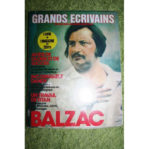 Grands Ecrivains - N°1- Balzac - Fascicule + Livre Eugénie Grandet
