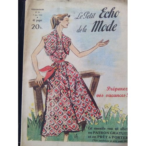 Le Petit Echo De La Mode N°23 De 1953