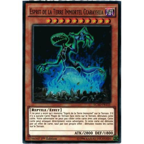 Yu Gi Oh Lc5d Fr151 Esprit De La Terre Immortel Ccarayhua Super Rare