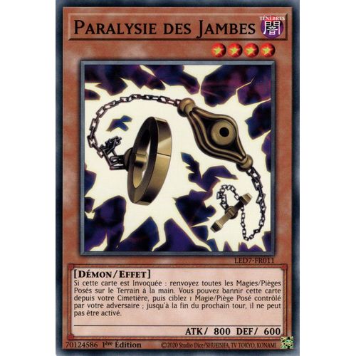 Paralysie Des Jambes - Led7-Fr011, En Vf - Commune, En Excellent État. Envoi Soigné Sous Pochette.