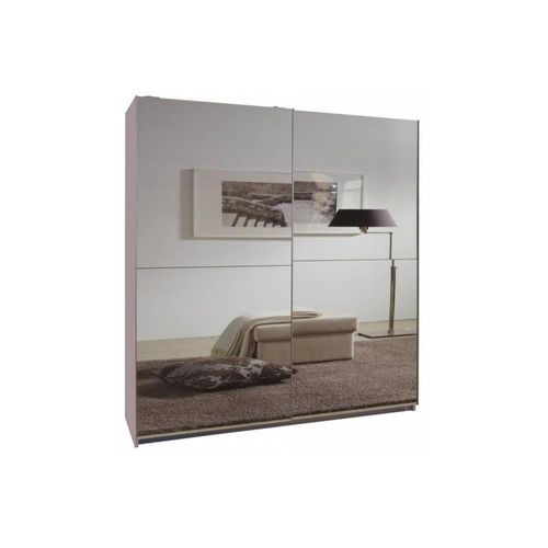 Dressing Clapton 135 Cm Portes Coulissantes Blanc / Miroirs