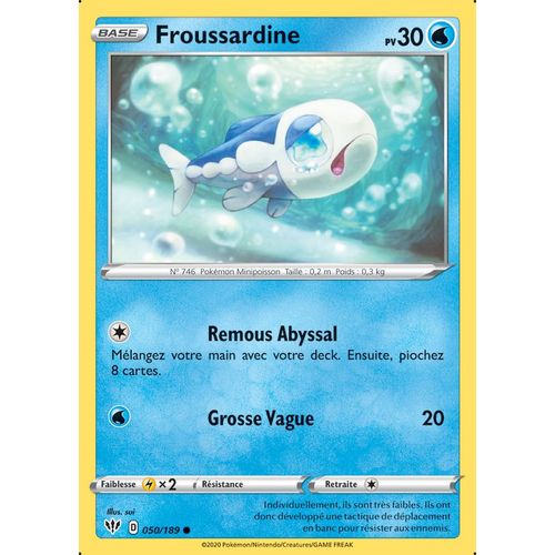 Pokemon!!! Froussardine (50/189)
