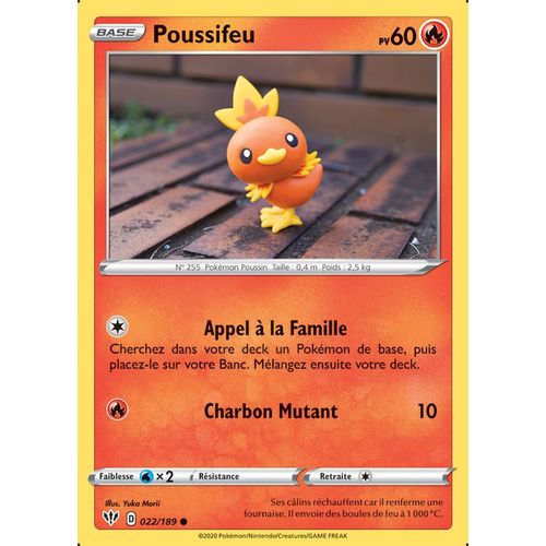Pokemon!!! Poussifeu (22/189)