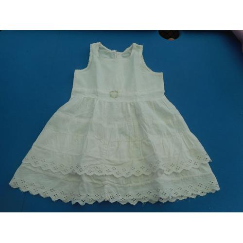 Combinaison Enfant Vintage Coton Blanc