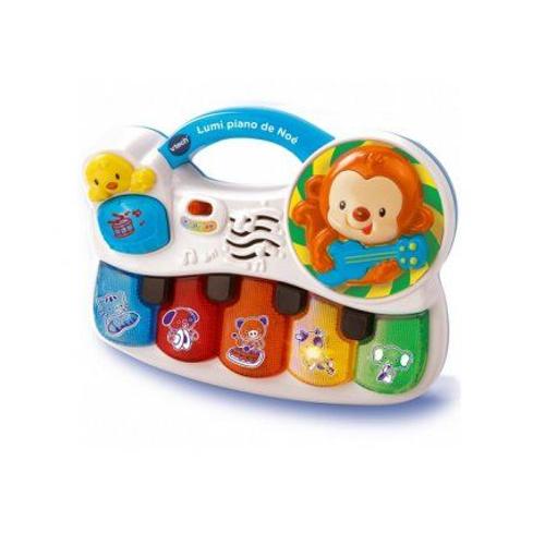 Lumi Piano De Noe 10 Melodies, 2 Chansons - Piano Lumineux 5 Touches - Vtech Bebe 6-36 Mois - Jouet Musical