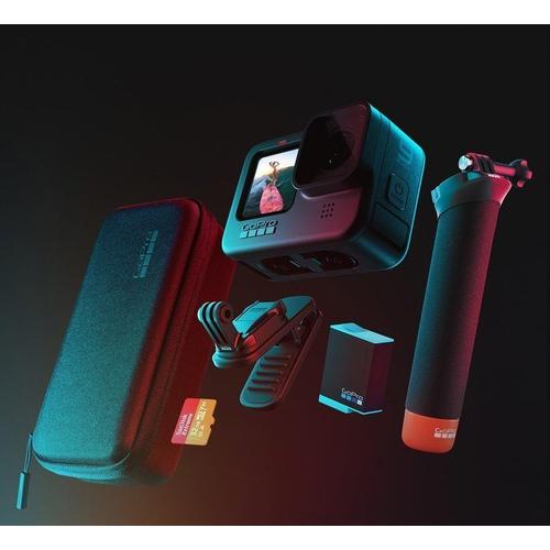GoPro HERO9 Black - Bundle - caméra de poche - 5K / 30 pi/s - 23.6 MP - Wireless LAN, Bluetooth - sous-marin jusqu'à 10 m