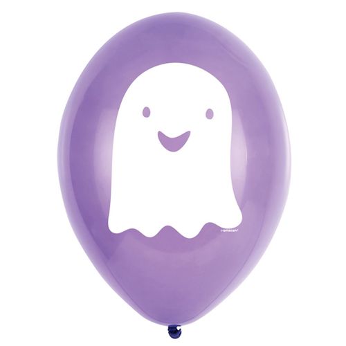 6 Ballons Latex Halloween Friends 23 Cm