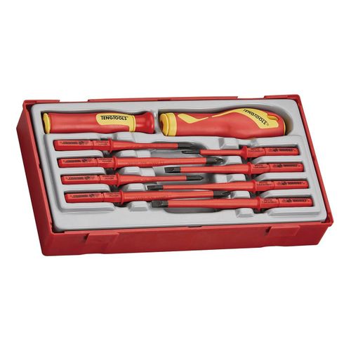 Set tournevis 1000 V 10 pcs Teng Tools TTV710N