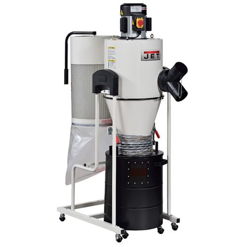 Aspirateur à copeaux bois cyclonique 1530m³/h 1,1kW 230V Jet JCDC-15-M