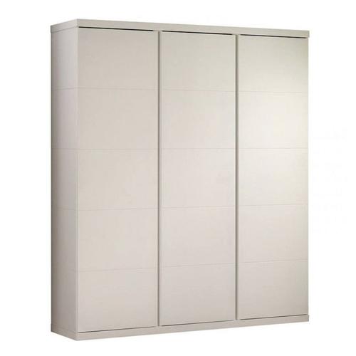 Paris Prix - Armoire 3 Portes "Lara" 204cm Blanc