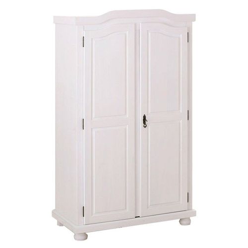 Armoire 2 Portes Bois "Cardaillac" 180cm Blanc
