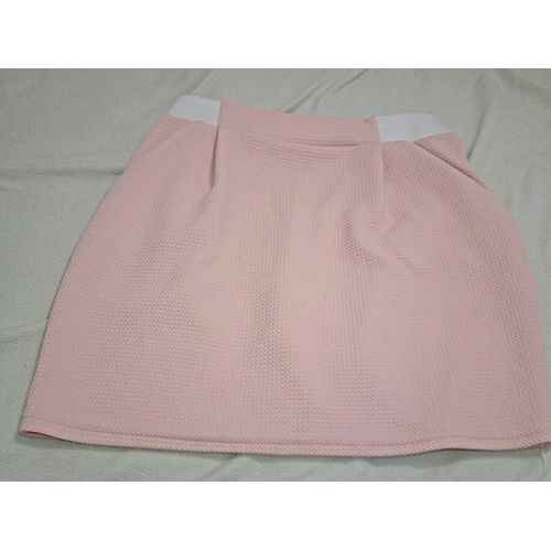 Jupe Rose Courte Taille 12 Ans Entierement Elastiquee ..