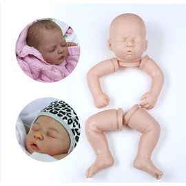 Reborn Kit Bricolage Silicone Bébé Poupée Poupon Hyper Réaliste Souple