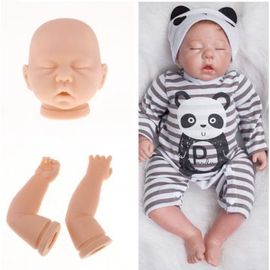 Reborn Silicone Bébé Poupée Poupon Hyper Réaliste Souple