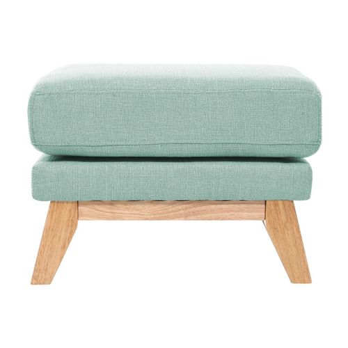 Pouf Repose-Pieds Scandinave D?Houssable Vert Lagon Oslo