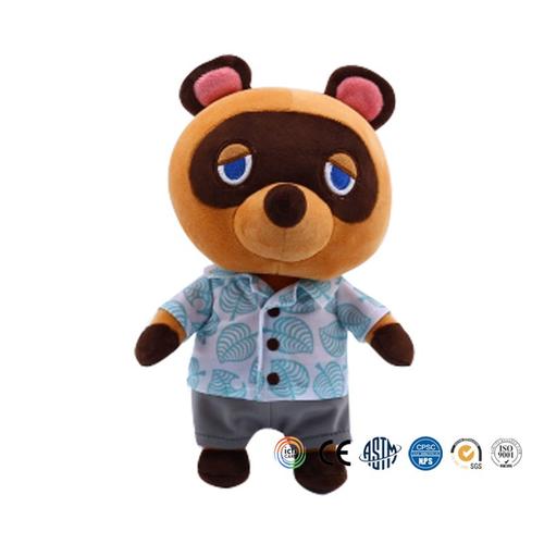 Poupée Peluche Dessin Animé Figurine Croisement D'animaux Peluche Raton Laveur, Jouets Peluche Doux, Jouets Cadeaux Pour Enfants Ours Jouets Peluche Avec Des Vêtements