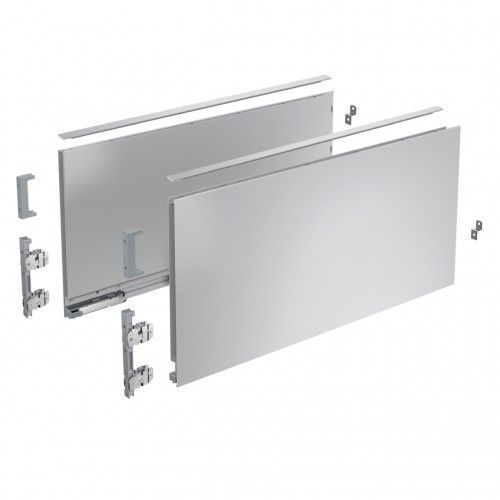 Kit tiroir casserolier AvanTech YOU - hauteur 251 mm - L450 mm - Argent HETTICH