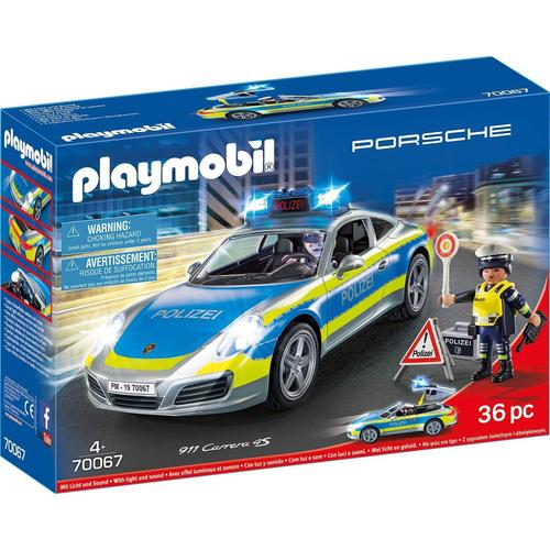 Playmobil Sports Et Action 70067 - Porsche 911 Carrera 4s Police