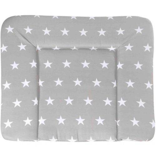 Matelas À Langer Revêtu Pu 'little Stars' - Roba - 85x75 Cm - Gris Etoiles