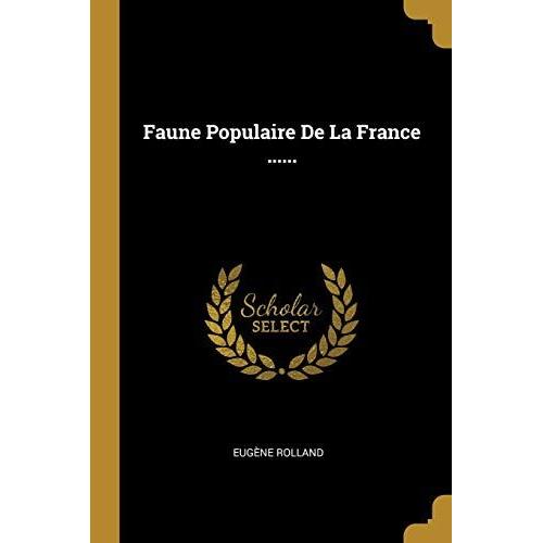 Faune Populaire De La France