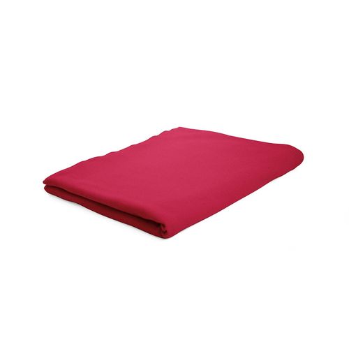Drap Plat Pomme D'amour - 100% Coton 57 Fils - 180 X 290 Cm - Rouge